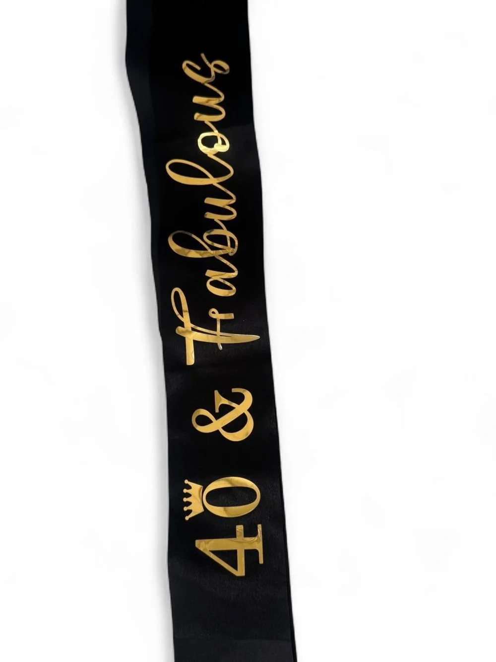 40th birthday Black and Gold set